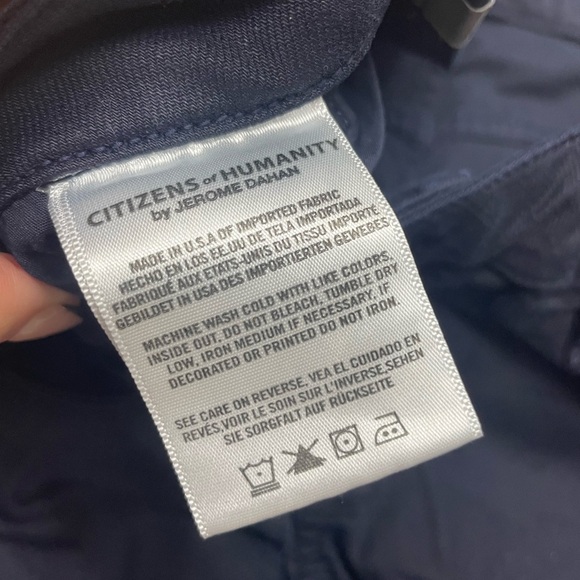 Citizens Of Humanity Women's 31 Blue Racer Low Rise Skinny Jeans Dark Blue Pants - Picture 5 of 6